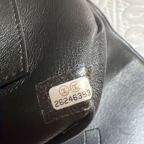 CHANEL Lambskin Quilted Small Trendy CC Dual Handle Flap Bag Black - Picture 12 of 13